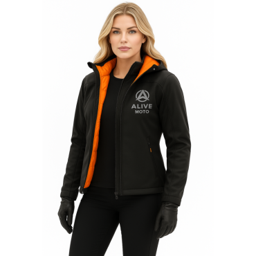Lady Raider Armor Softshell Jacket - CE Water-Resistant / Windproof Lady Raider Armor Softshell Jacket - CE Water-Resistant / Windproof