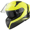 AGRIUS STORM CALIBRATION GLOSS YELLOW BLACK ECE 22-06 SUN VISOR MC HELMET