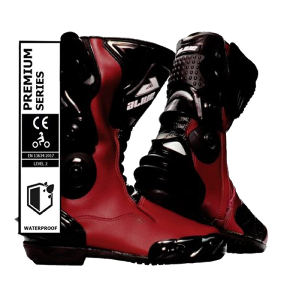 MX Performance black red racing boot MX Performance black red racing boot