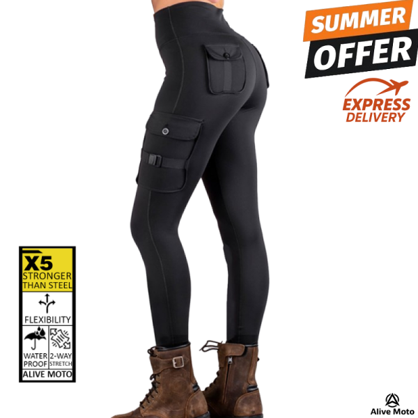 Biker Lady Cargo touring motorcycle legging (CE 17092)