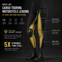 Biker Lady Cargo touring motorcycle legging (CE 17092)