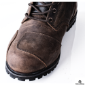 Vintage brown motorcycle touring boots (CE 13634:2017)