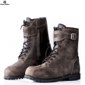 Vintage brown motorcycle touring boots (CE 13634:2017)