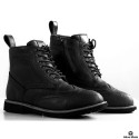 Black Textured (WP) waterproof Motorcycle Boots