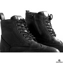 Black Textured (WP) waterproof Motorcycle Boots