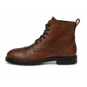 Crunchy Textured Brown WP waterproof MC Boots