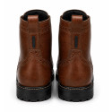 Crunchy Textured Brown WP waterproof MC Boots