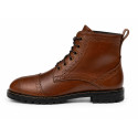 Crunchy Textured Brown WP waterproof MC Boots