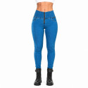 Lady Denim motorcycle Dirty Blue legging