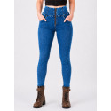 Lady motorcycle Denim Leggings Original blue