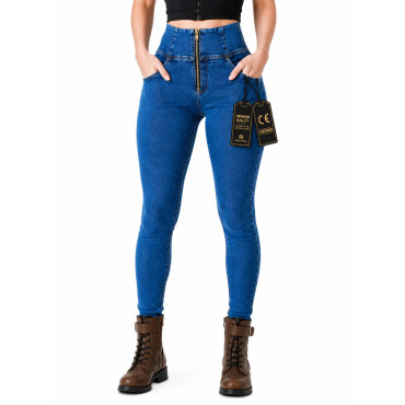Lady motorcycle Denim Leggings Original blue Lady motorcycle Denim Leggings Original blue