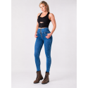 Lady motorcycle Denim Leggings Original blue
