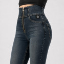 Lady Denim motorcycle Dirty Blue legging