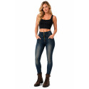 Lady Denim motorcycle Dirty Blue legging