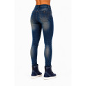Lady Denim motorcycle Dirty Blue legging