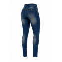 Lady Denim motorcycle Dirty Blue legging