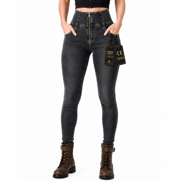 Lady Denim motorcycle Black shade legging (CE-17092)