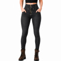 Lady Denim motorcycle Black shade legging (CE-17092)