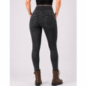 Lady Denim motorcycle Black shade legging (CE-17092)