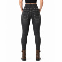 Lady Denim motorcycle Black shade legging (CE-17092)