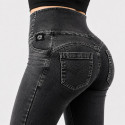 Lady Denim motorcycle Black shade legging (CE-17092)