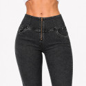 Lady Denim motorcycle Black shade legging (CE-17092)