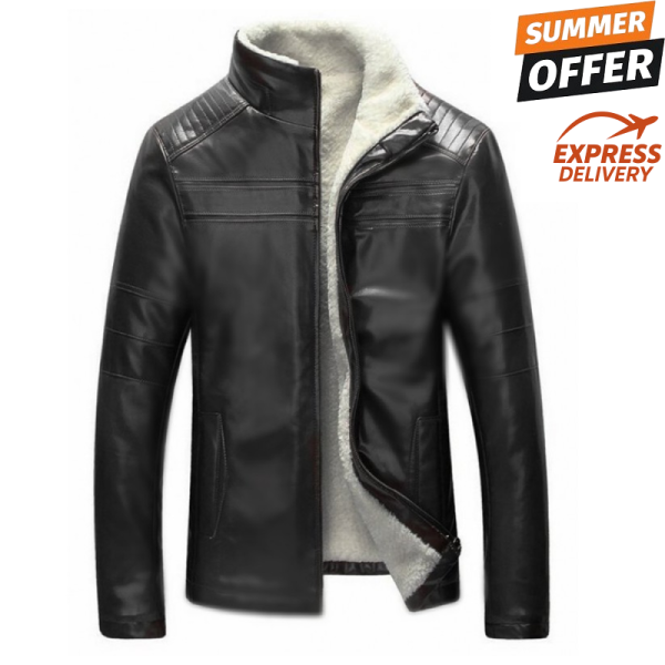 SUPREME AV8 TAYLOR SHEARLING BLACK WINTER LEATHER JACKET SUPREME AV8 TAYLOR SHEARLING BLACK WINTER LEATHER JACKET