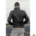 SUPREME AV8 SHEARLING CLASSIC BLACK LEATHER JACKET