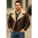 Classic Moto Bomber Leather Jacket