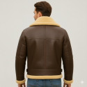 Classic Moto Bomber Leather Jacket