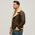 Classic Moto Bomber Leather Jacket