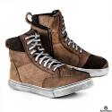 Urban rider brown drytech waterproof motorcycle sneakers