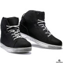 Urban rider black nubuk waterproof motorcycle sneakers