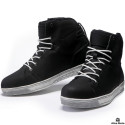 Urban rider black nubuk waterproof motorcycle sneakers