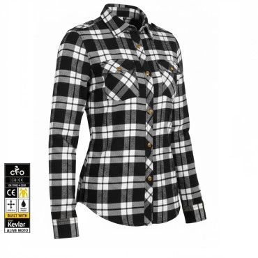 Premium Lady Coyote Black / white MC Shirt (CE 17092) Premium Lady Coyote Black / white MC Shirt (CE 17092)