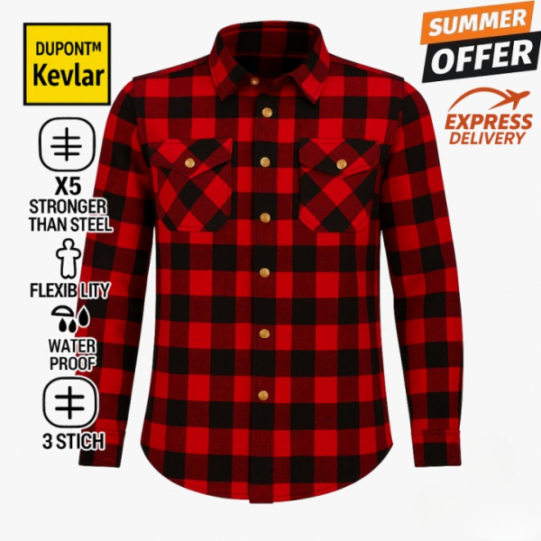 Lady MC Flannel Premium Red shirt (CE 17092)