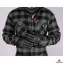 MC Premium Dark Grey casual flannel shirt  (CE 17092)