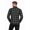 MC Premium Dark Grey casual flannel shirt  (CE 17092)