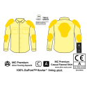 Lady MC Premium Casual flannel Grey shirt (CE 17092)