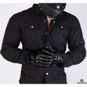 Premium Casual Flannel MC full black shirt (CE 17092)