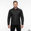 Premium Casual Flannel MC full black shirt (CE 17092)