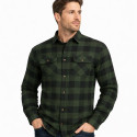 Premium Flannel ArmyGreen/Black MC Kevlar Shirt