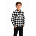 Kid / Junior White CE 17092:2020 Flannel MC Kevlar shirt