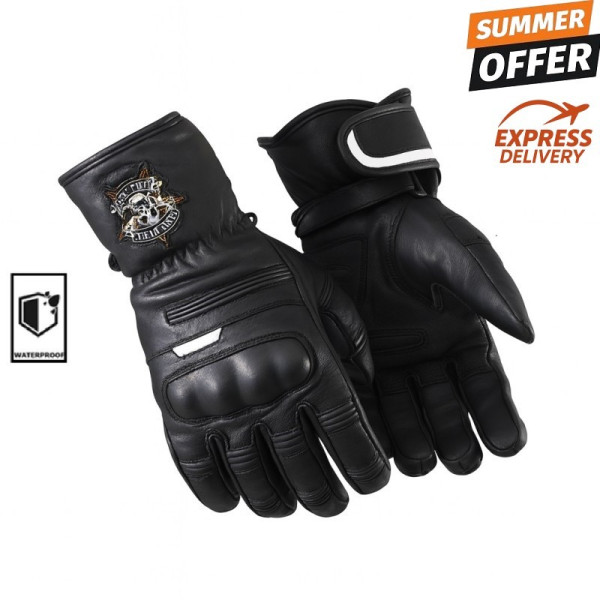 ATA Scullrider mc leather gloves