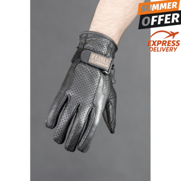 Custom Short Motorcycle Touring Gloves
