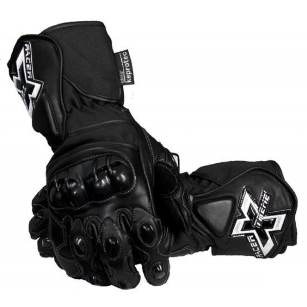 Racer Look Motorbike Black Glove