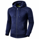 Premium Classic Navyblue waterproof mc hoodie (CE 17092:2017 )