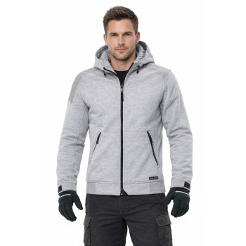 Motorcycle Classic Light Grey riding hoodie (CE 17092:2020)