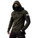 Premium Rival Army Green CE waterproof MC hoodie