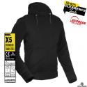 Bandit waterproof motorcycle semi Kevlar urban black hoodies